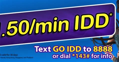 globe go call idd.